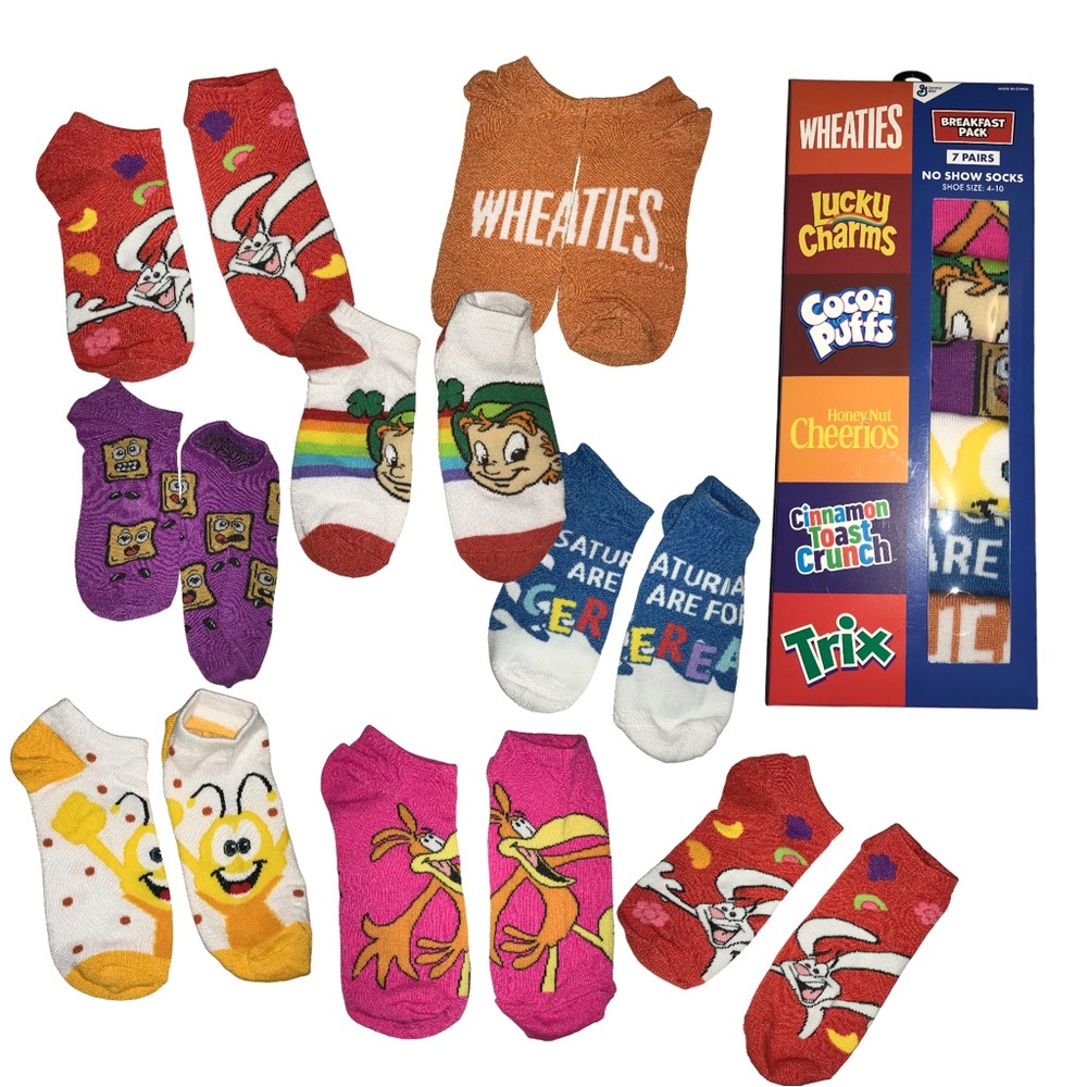 NWT Limited Edition General Mills Cereal Odd Sox